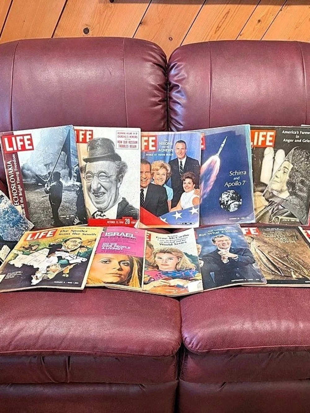 LIFE Vintage Magazine Collection Red Black